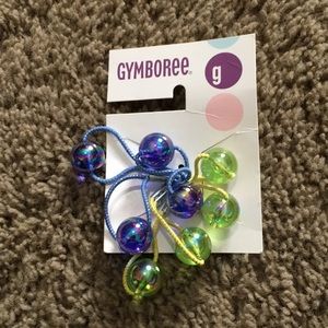 NWTs Gymboree Tea Party ball Pony Tail pretties